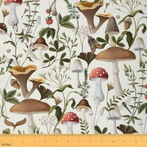 9 Best Quilting Fabrics for Outdoor Use: Durable Prints, Weather-Resistant Picks 4 Castle Fairy Wild Mushroom Decorative B0C866HM1W
