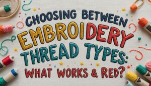 Choosing Between Embroidery Thread Types: What Works Best 28 choosing between embroidery thread types