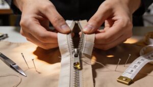 correct a backward zipper installation correct a backward zipper installation