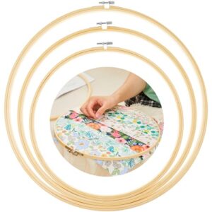 9 Best Embroidery Hoops for Large Projects (+ Pro Tips) 5 CroBlissful 3 Pcs Large Embroidery&Quilting B0DCBQD56M