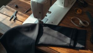 cuffs, pant legs, and narrow hems cuffs, pant legs, and narrow hems
