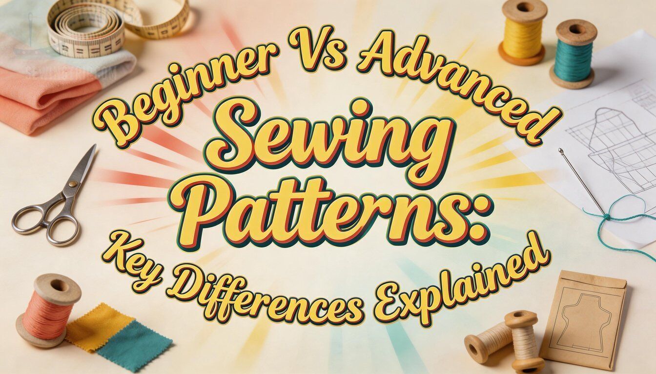 difference between beginner and advanced sewing patterns