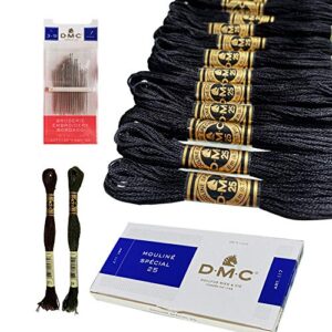 Top 8 Embroidery Hoops for Classrooms: Safe, Smart Picks 2026 2 DMC Black Embroidery Floss Kit,117 310 B08DM6JLMV