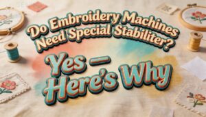 do embroidery machines require special stabilizer do embroidery machines require special stabilizer