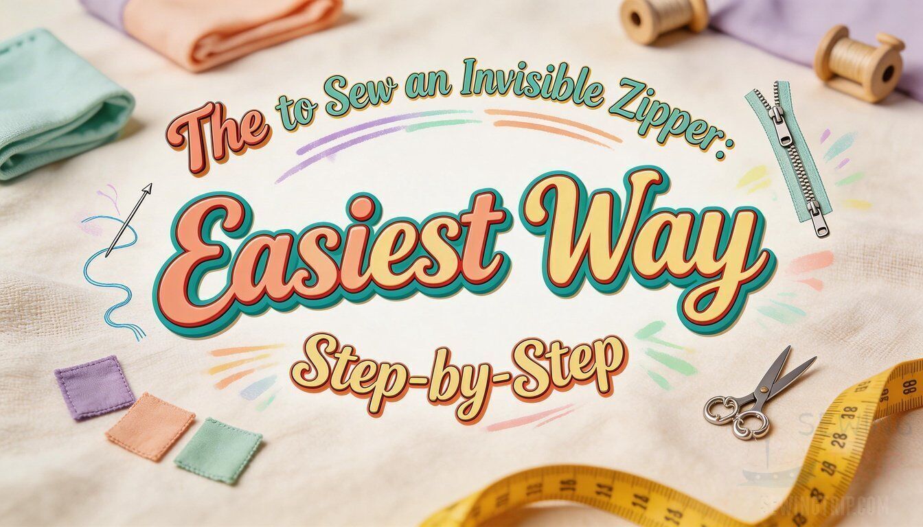 easiest way invisible zipper
