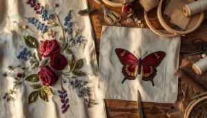 embroidery and appliqué details embroidery and appliqué details