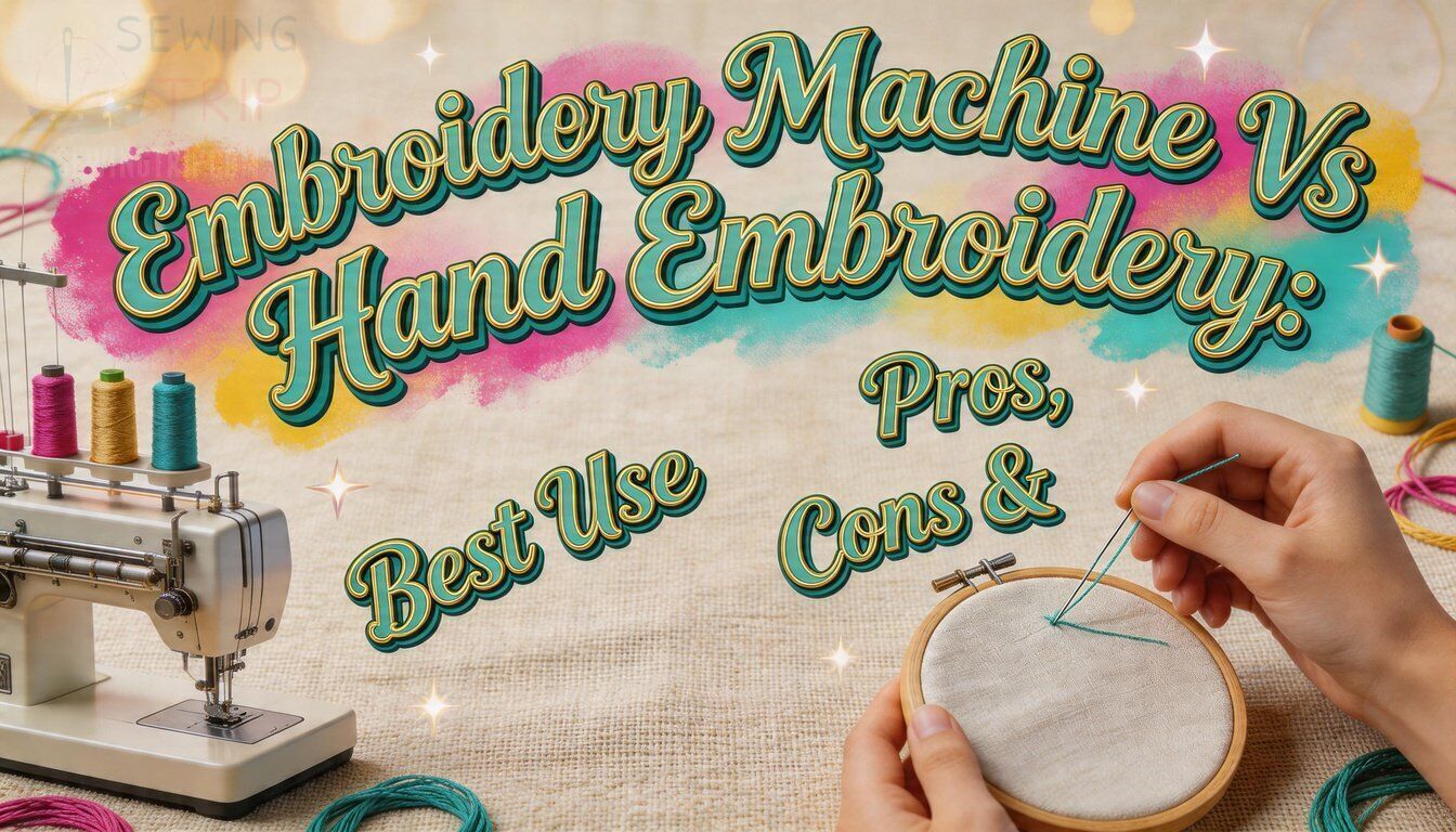 embroidery machine vs hand embroidery pros and cons