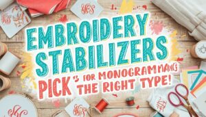 Embroidery Stabilizers for Monogramming: Pick The Right Type 27 embroidery stabilizers for monogramming