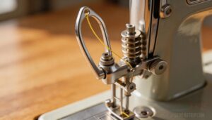 engaging the take-up lever properly engaging the take-up lever properly