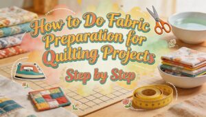How to Do Fabric Preparation for Quilting Projects Step by Step 6 fabric preparation for quilting projects