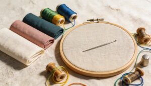 fabric, thread, and stitch setup fabric, thread, and stitch setup