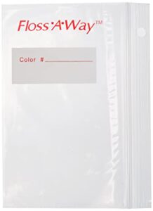 How to Keep Embroidery Floss Fresh: Storage Tips & Care Habits 1 FL100 Floss A Way Organizer 3"X5" 100/Pkg B003W0OC5O