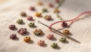 french knot for dotted texture and accents french knot for dotted texture and accents