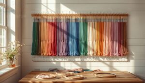 hang floss on rods, dowels, or pegboards hang floss on rods, dowels, or pegboards
