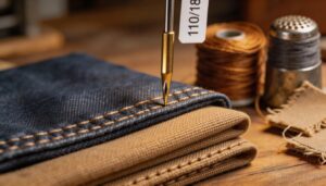 heavy needles (100/16–110/18) for denim, canvas, and upholstery heavy needles (100/16–110/18) for denim, canvas, and upholstery