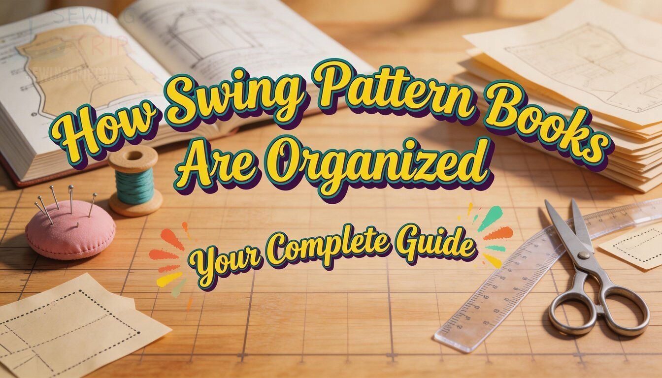how sewing pattern books are organized