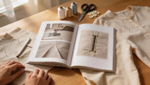 how step-by-step photos clarify seams, darts, and buttonholes how step-by-step photos clarify seams, darts, and buttonholes