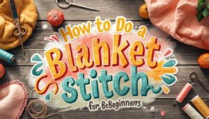 how to do a blanket stitch how to do a blanket stitch