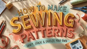 How to Make Sewing Patterns: Draft, Grade & Digitize Your Own 6 how to make sewing patterns