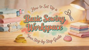 how to set up a basic sewing workspace how to set up a basic sewing workspace