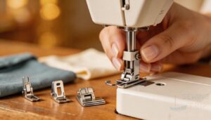 installing the right presser foot installing the right presser foot