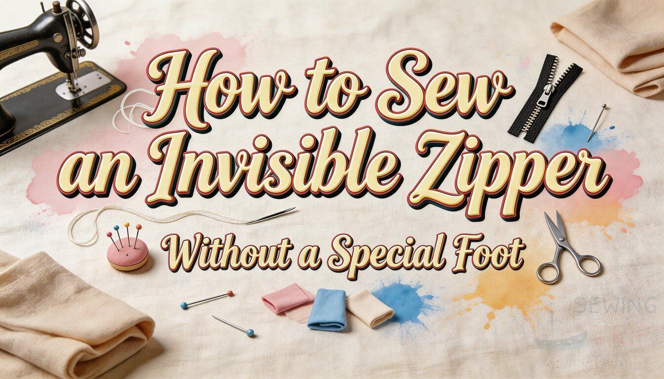 invisible zipper without special foot
