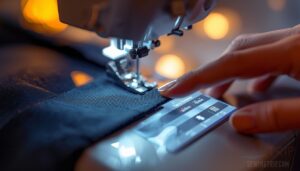 lcd screens for stitch selection and adjustment lcd screens for stitch selection and adjustment