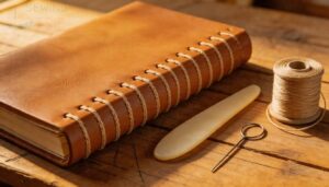 long-stitch sewing through soft covers long-stitch sewing through soft covers