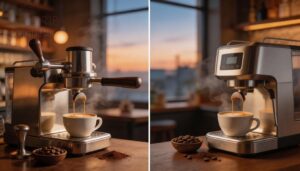 manual vs automatic espresso machines manual vs automatic espresso machines
