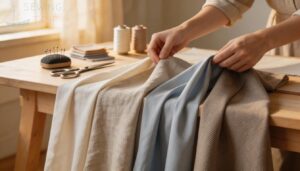 match weight, texture, and drape match weight, texture, and drape