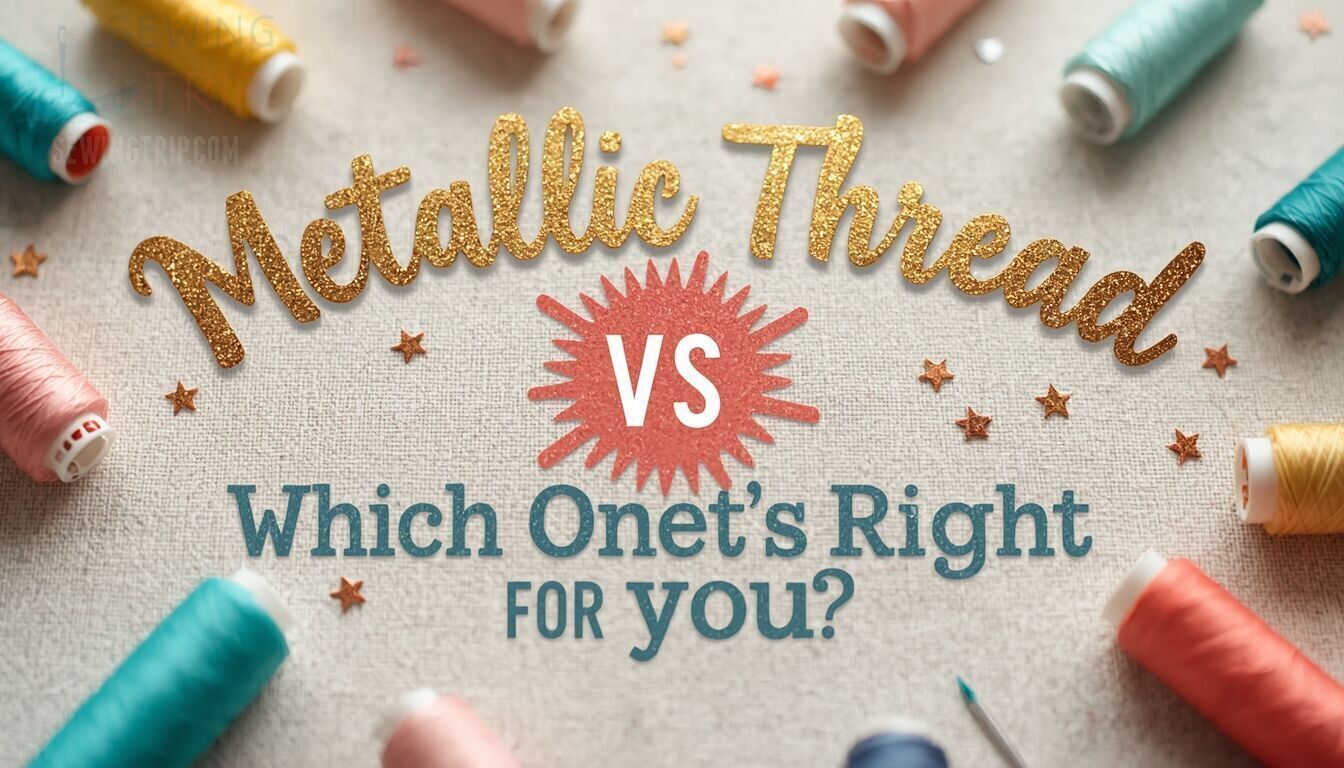 metallic thread vs regular thread