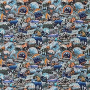 9 Best Quilting Fabrics for Outdoor Use: Durable Prints, Weather-Resistant Picks 8 Mook Fabrics Camping Outdoors Fabric B0D24CZQS4