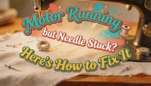 motor running but needle stuck motor running but needle stuck