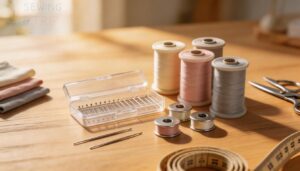 needles, thread, and bobbins needles, thread, and bobbins