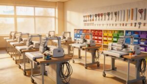 organizing supplies and machine storage organizing supplies and machine storage