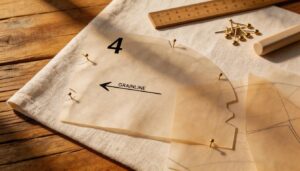 pattern piece numbers, notches, and grainlines pattern piece numbers, notches, and grainlines