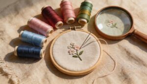 picking shades for small embroidered details picking shades for small embroidered details