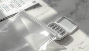 place in a clear zip bag place in a clear zip bag