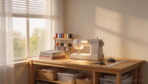 place the sewing table near natural light place the sewing table near natural light
