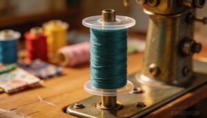 placing thread on the spool pin securely placing thread on the spool pin securely