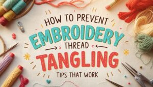 prevent embroidery thread tangling prevent embroidery thread tangling