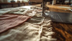 preventing fraying with tighter stitching preventing fraying with tighter stitching