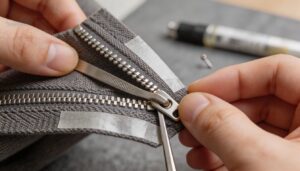 reattach a slipped zipper slider reattach a slipped zipper slider