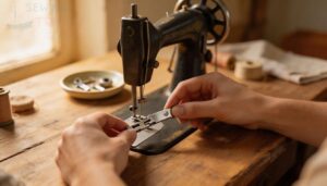 remove the current presser foot remove the current presser foot