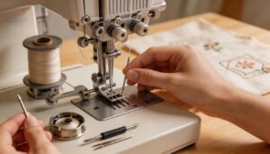 replacing needles and bobbins replacing needles and bobbins