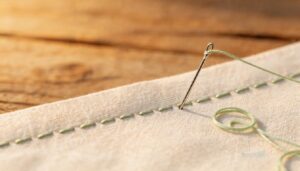 running stitch for subtle lines and borders running stitch for subtle lines and borders