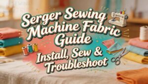 Serger Sewing Machine Fabric Guide: Install, Sew & Troubleshoot 6 serger sewing machine fabric guide