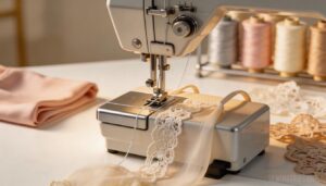 serging narrow sleeves, straps, and lace trims serging narrow sleeves, straps, and lace trims