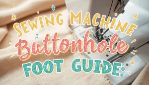 sewing machine buttonhole foot guide sewing machine buttonhole foot guide