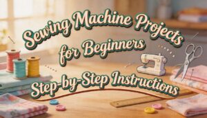 Sewing Machine Projects for Beginners: Step-by-Step Instructions 3 sewing machine projects for beginners with instructions